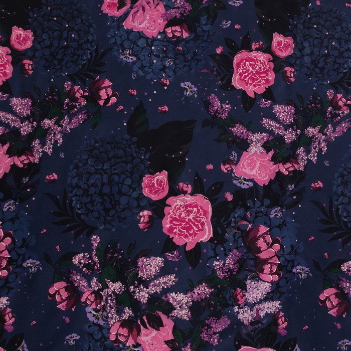 Постельное бельё "Этель" Дуэт Пионы, размер 143х217 см - 2 шт., 220х240 см, 50х70 см - 2 шт., мако-сатин 128 г/м2