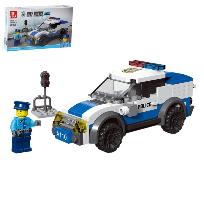 Конструктор «Полицейский фургон», 109 деталей