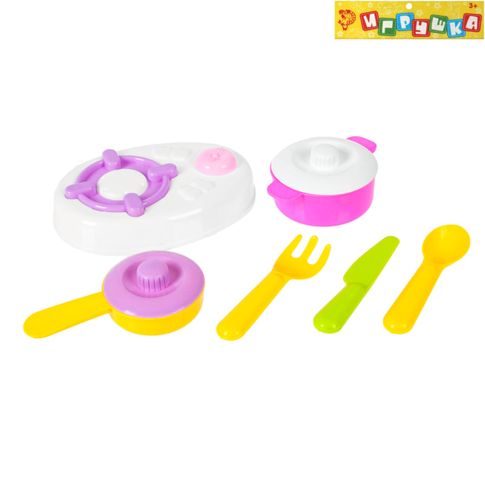 Набор посуды "Вкусно готовим-3", 6 предметов, цвета МИКС