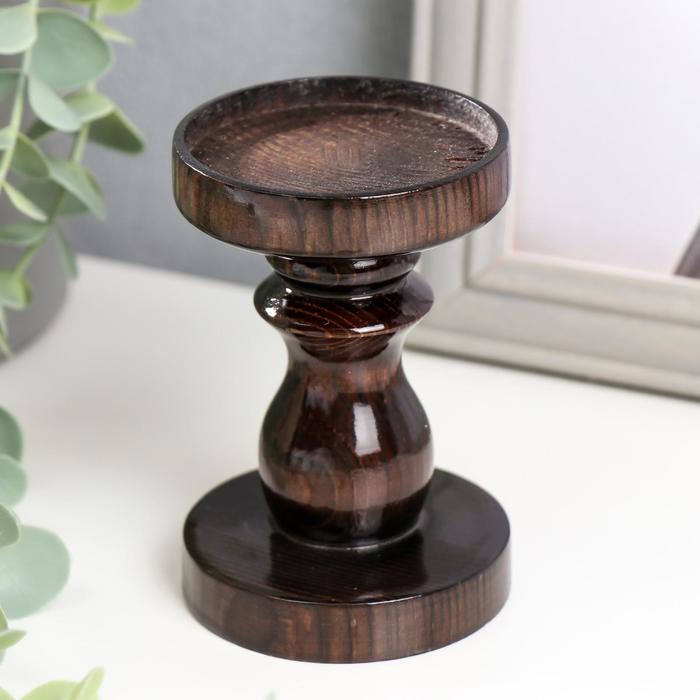 Подсвечник "Точеный" большой классика 10х7х7 см d=6 см