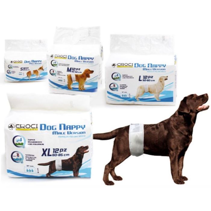 Пояс для кобеля Dog Nappy LG, 50-60 см, 12 шт.