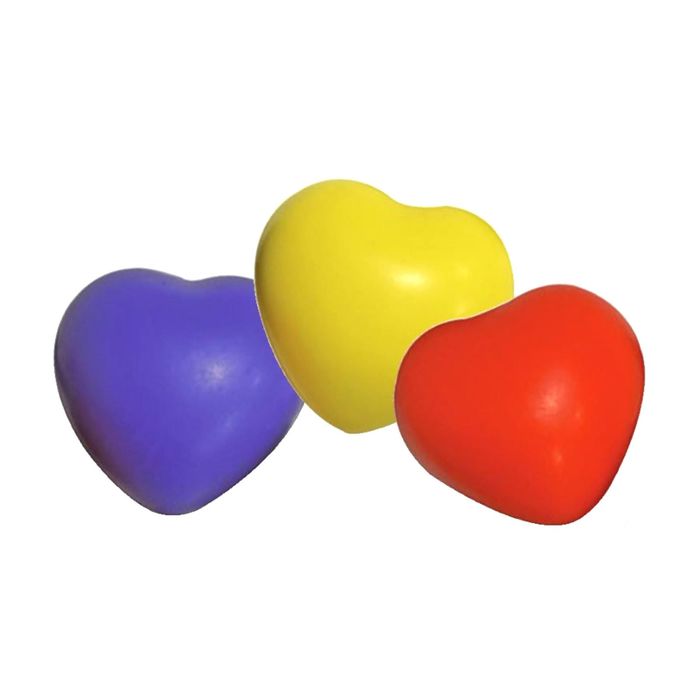 Игрушка для кошек "Сердечко", 2.5 см, цвет в ассорт.