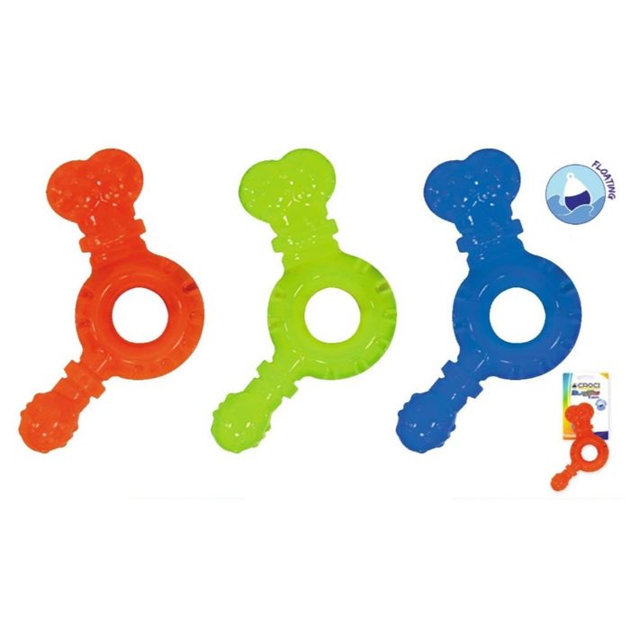 Игрушка для собак "Blasting Triple 3 в1", плав., 13x13x4 см, термопласт.резина, оранж.