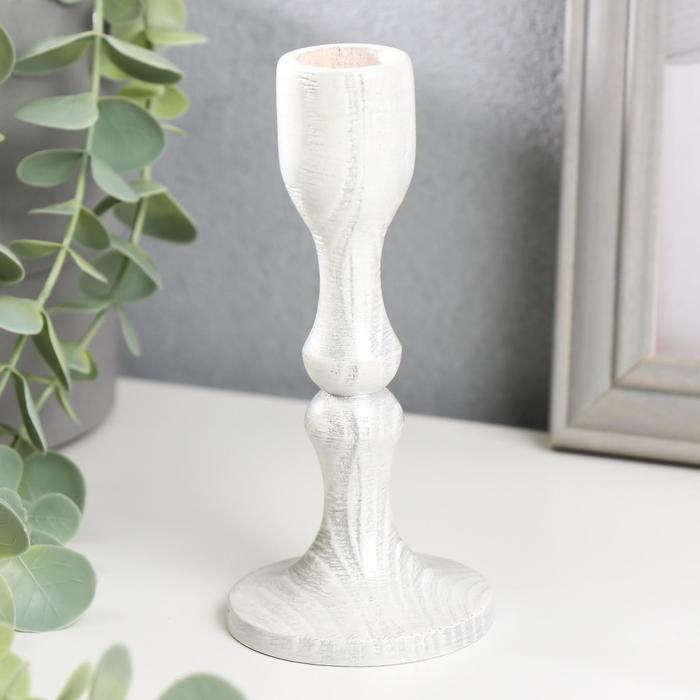 Подсвечник "Точеный" малый прованс 13х7х7 см d=2 см