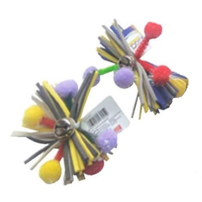 Игрушка для кошек "Радуга" с бубенч., 7 см