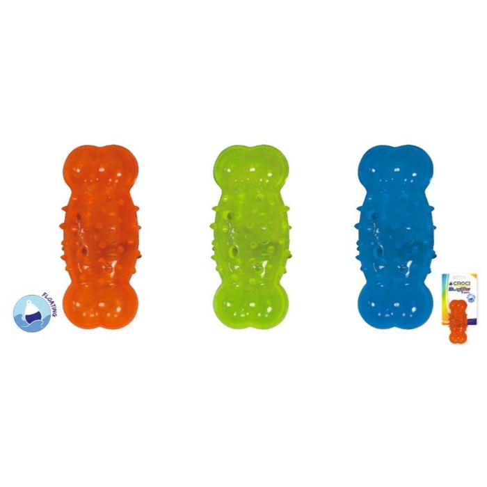 Игрушка для собак "Blasting Кость", плав., 13,5x5,6 см, термопласт.резина, зелен.