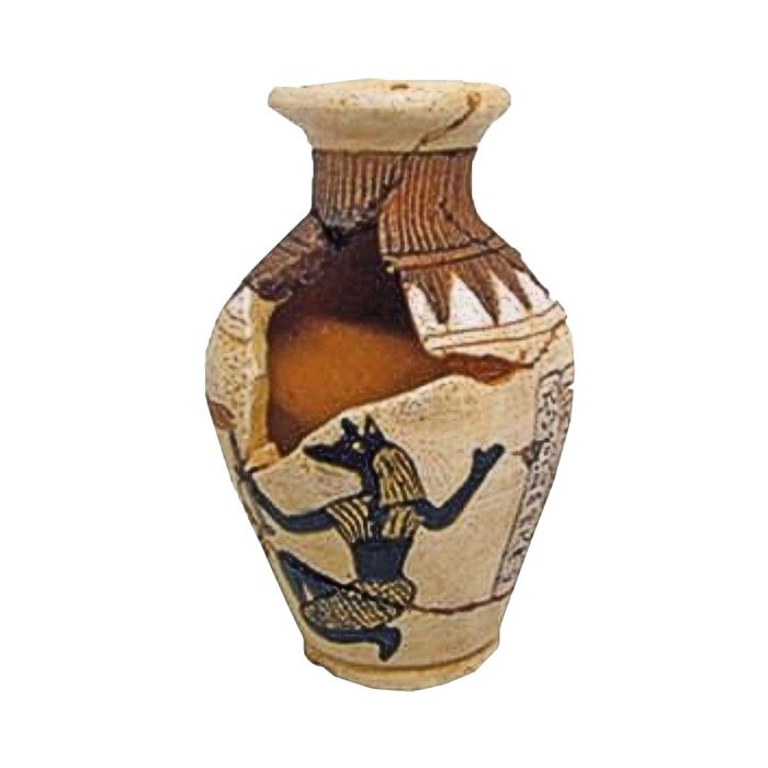 Декор "Египетская амфора" с дырой, 8,8х8,8х13,7 см