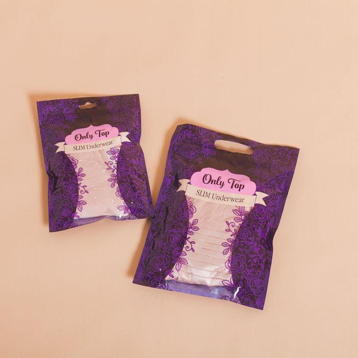 Корректирующие трусы ONLITOP Wild orchid, размер 44-46, цвет чёрный