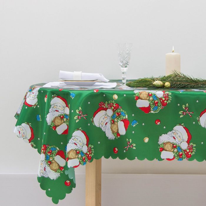 Скатерть "Collorista" Подарок в дом 110*140 см, 100% п/э