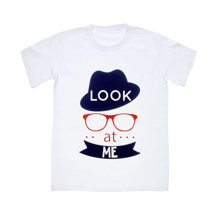 Термонаклейка для декорирования текстильных изделий "Look at me"