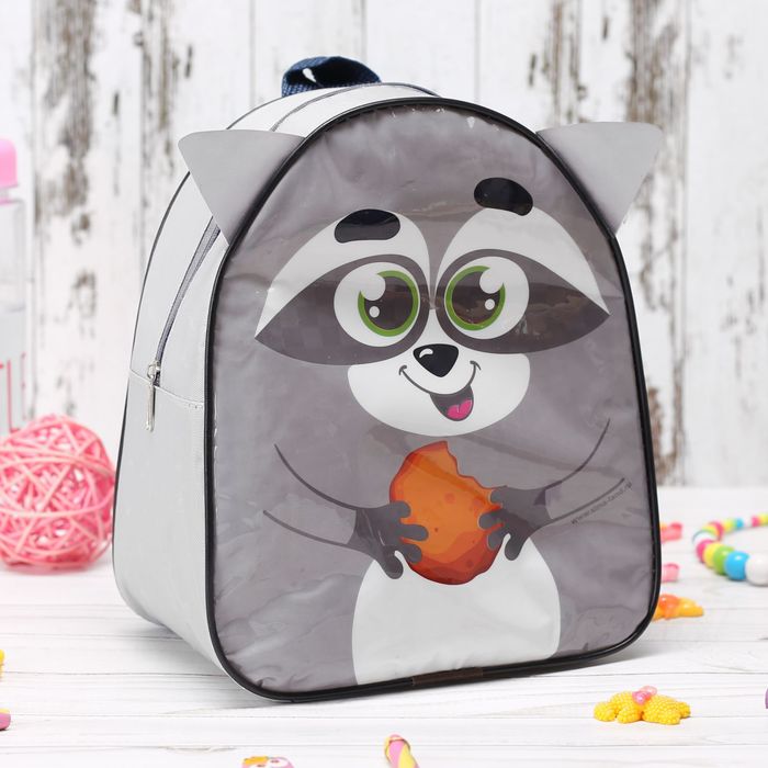 Рюкзак детский "Енотик" с ушками