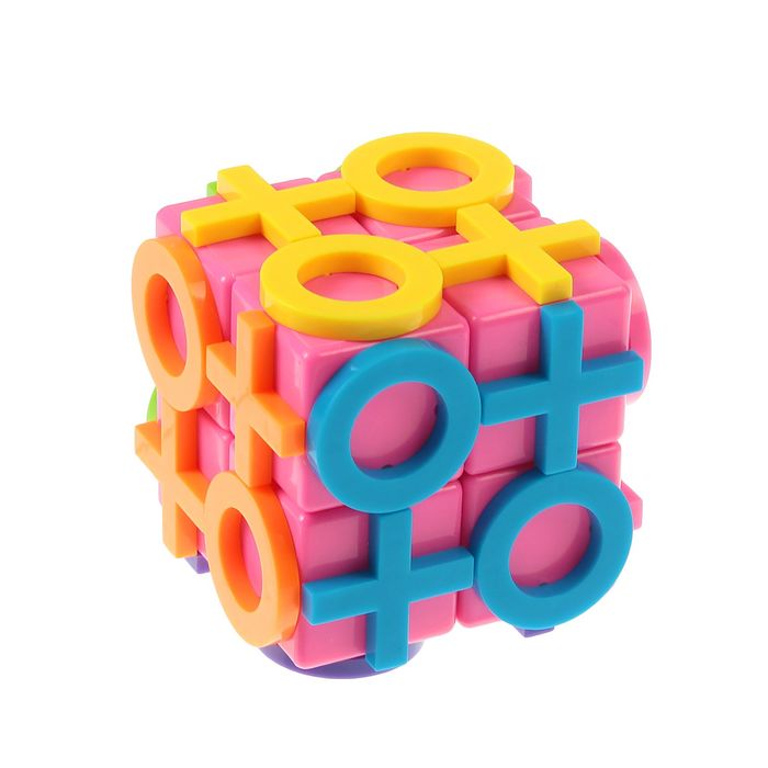 Игрушка механическая "Крестики нолики" 5,5*5,5 см