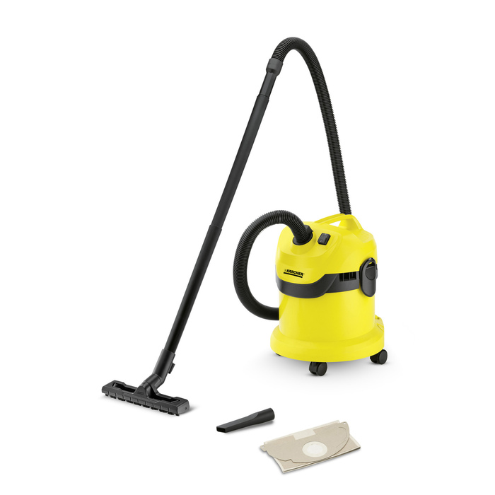 Пылесос Karcher WD 2, с мешком для сбора пыли, 1000 Вт