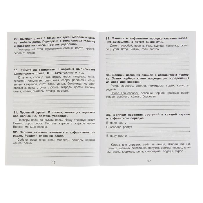 «Учимся в школе и дома. Русский язык. 1 класс». Автор: Шклярова Т.В.