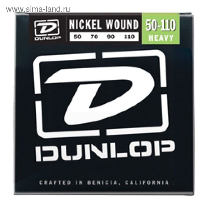 фото Струны для бас-гитары dunlop dbn50110, heavy, 50-110