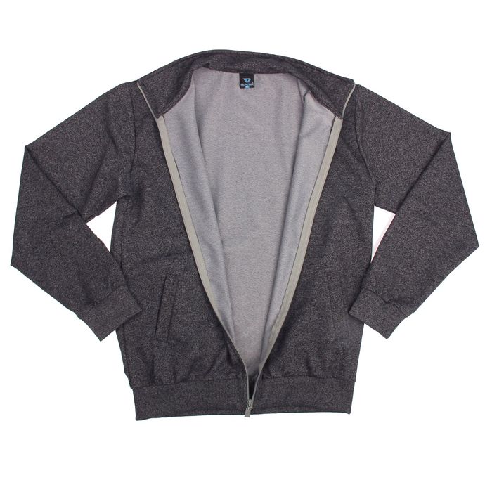 Джемпер-толстовка мужской на молнии 3050 цвет чёрный, р-р M