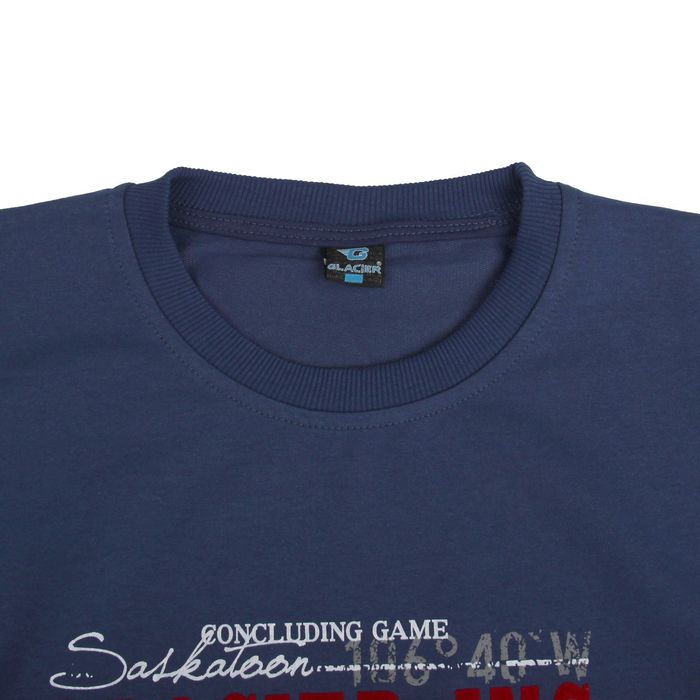 Джемпер-толстовка мужской 3056 цвет джинс, р-р 4XL