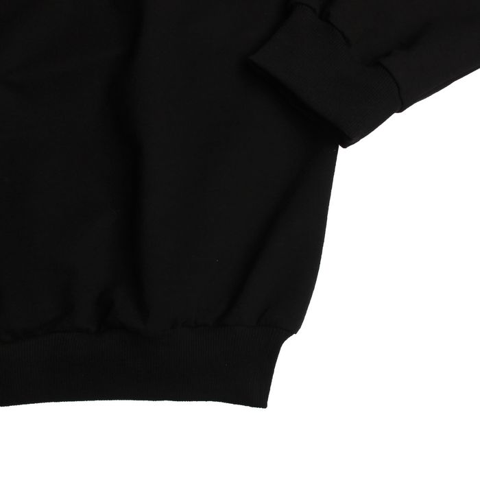 Джемпер-толстовка мужской 3057 цвет чёрный, р-р 7XL