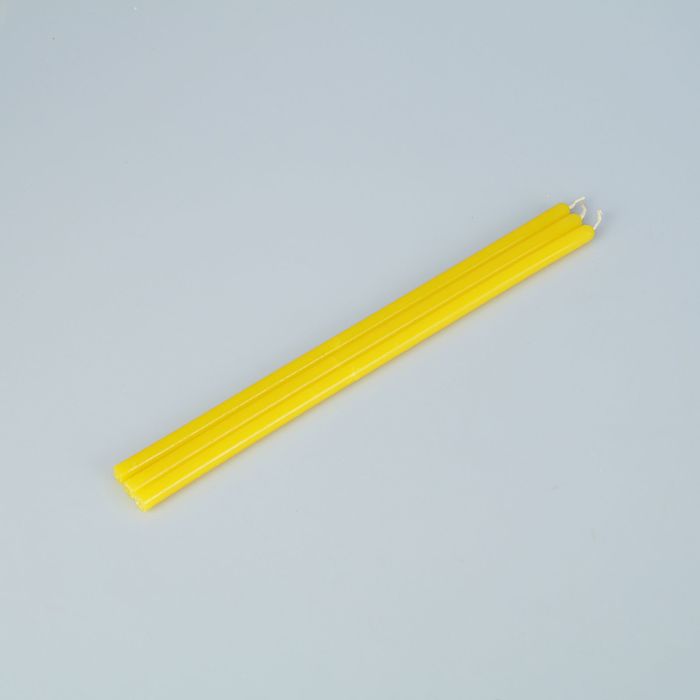 Набор магических свечей «На успех», 3 штуки, жёлтые