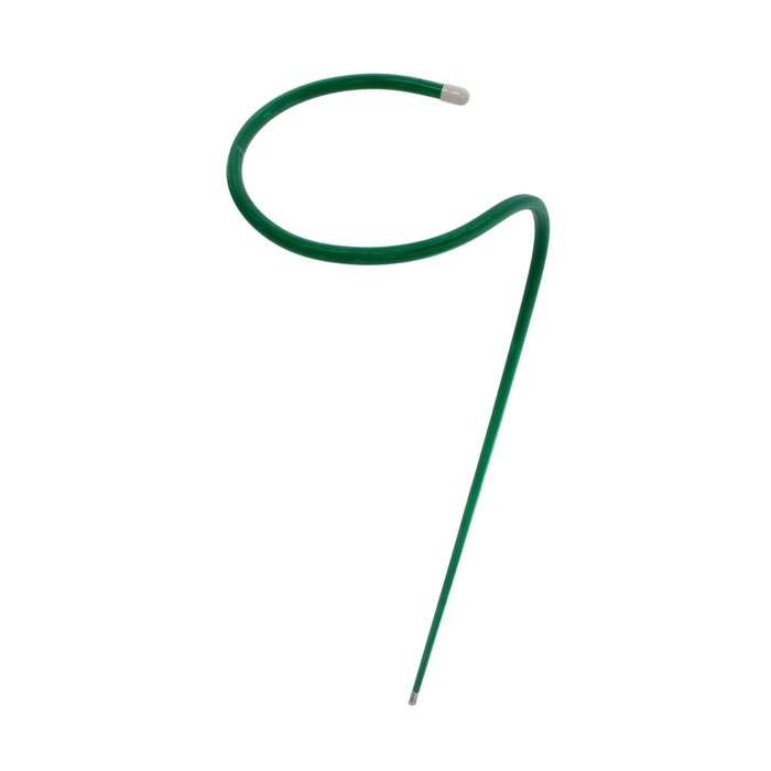 Кустодержатель для цветов, d = 20 см, h = 90 см, ножка d = 1 см, металл, зелёный
