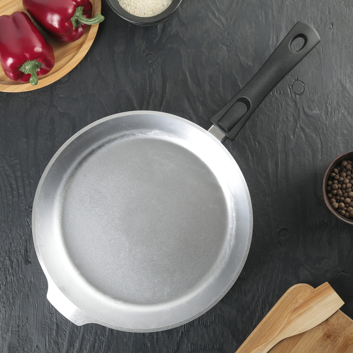 Сковорода 28 см, высота 6,5 см, съемная ручка