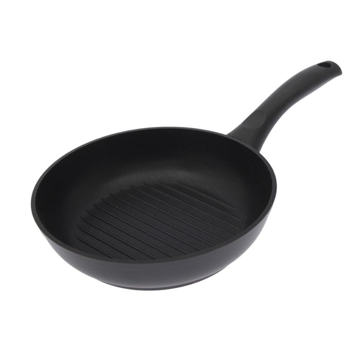 Сковорода-гриль 22 см "Традиция", высота 6 см, антипригарное покрытие