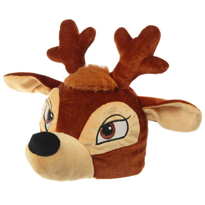 Карнавальная шапка "Олень" обхват головы 52-57см