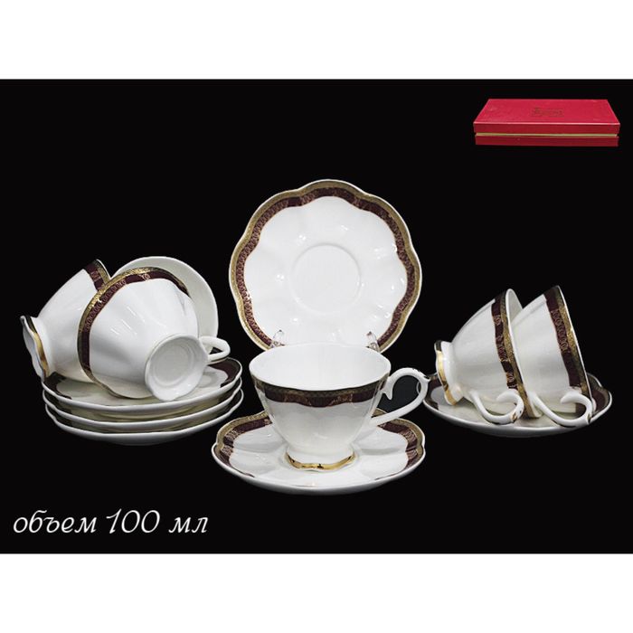 Кофейный набор "Шаркон", 12 предметов, в подарочной упаковке