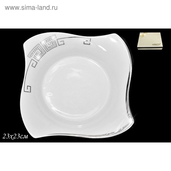 фото Глубокая тарелка givanchi platinum, d=23 см, в подарочной упаковке lenardi