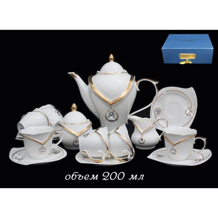 Чайный сервиз "Алмаз", 15 предметов, в подарочной упаковке