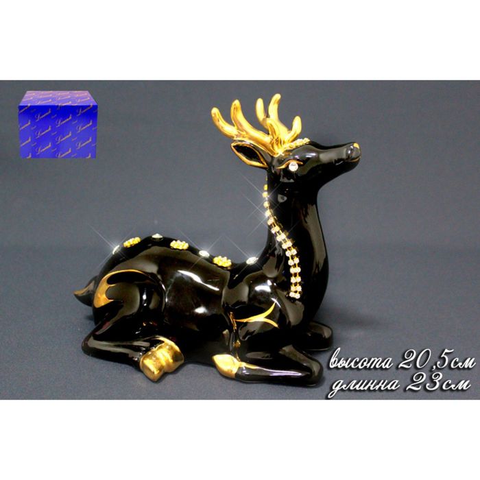 Статуэтка "Олень" в подарочной упаковке, 23 см