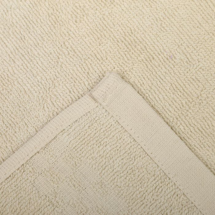 Полотенце Collorista Ирисы 50*90 см, цв. молочный 100% хл, 400 гр/м2