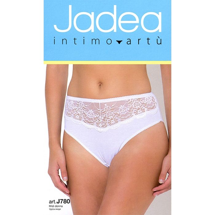 Трусы женские JADEA J780 slip midi цвет bianco, размер 5