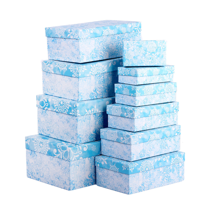 Набор коробок 10 в 1 "Сказка" (12 х 7 х 4 см - 32,5 х 20 х 12,5 см)