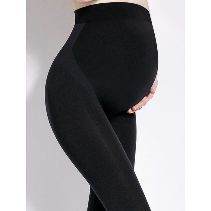 Леггинсы для беременных LEGGY MAMA 01 цвет nero, размер L