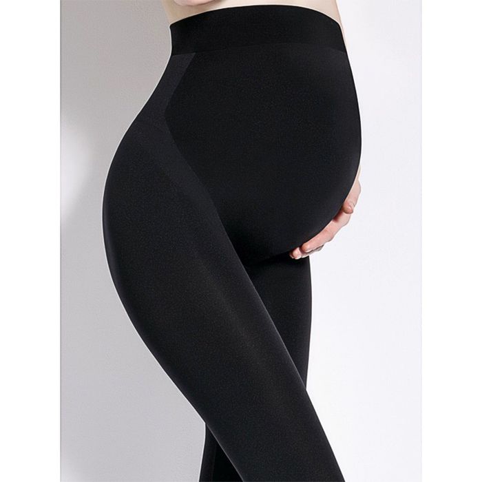 Леггинсы для беременных LEGGY MAMA 01 цвет nero, размер XS