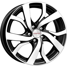 

Диск литой Rapid Палермо (КС668) 6x15 5x100 ET38 d57.1 алмаз-чёрный