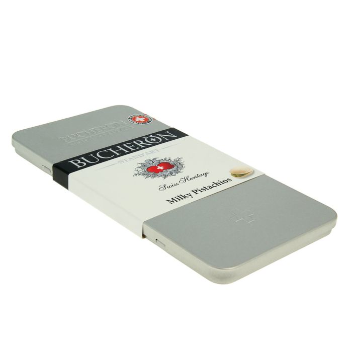 Шоколад "Bucheron" молочный с фисташками в жести 100 гр