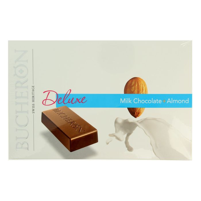 Шоколад "Bucheron Deluxe" молочный с миндалем в картоне 95 гр