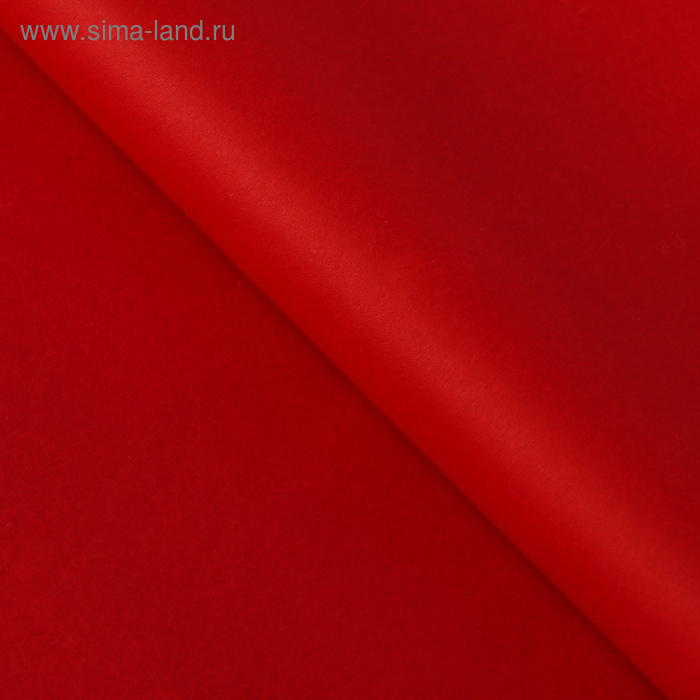 Бумага цветная, Тишью (шёлковая), 510 х 760 мм, Sadipal, 1 лист, 17 г/м2, красный