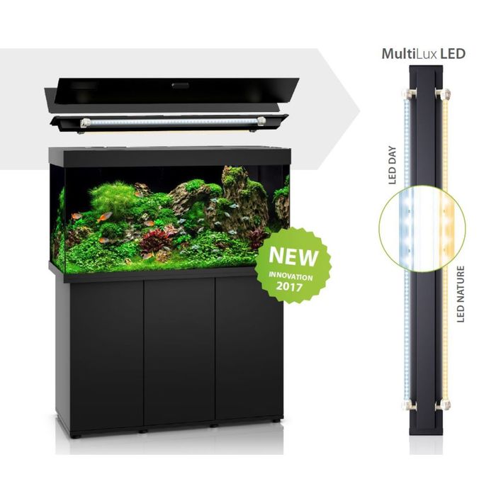 Аквариум JUWEL Рио 350 LED темное дерево 350л 121х51х66см