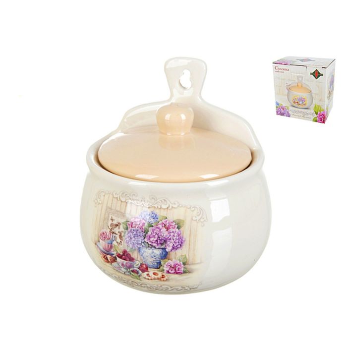 Солонка (навесная) "Sweet home" 13*10*14см. v=500мл. (подарочная упаковка)