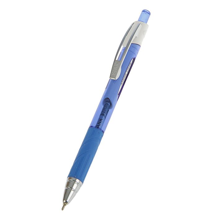 Ручка шариковая автомат Flair Additioin резиновый упор,0.7мм, масляная основа, стержень синий F-1170