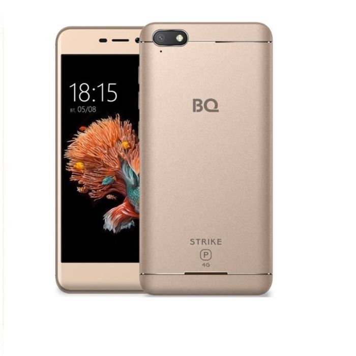 Смартфон BQ S-5037 Strike Power Gold 4000mAh, 2 sim,  LTE