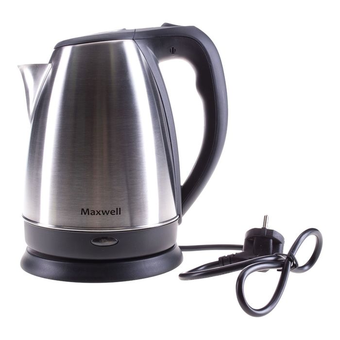 Чайник электрический Maxwell MW-1045 ST, 2200 Вт, 1.7 л, серебристый