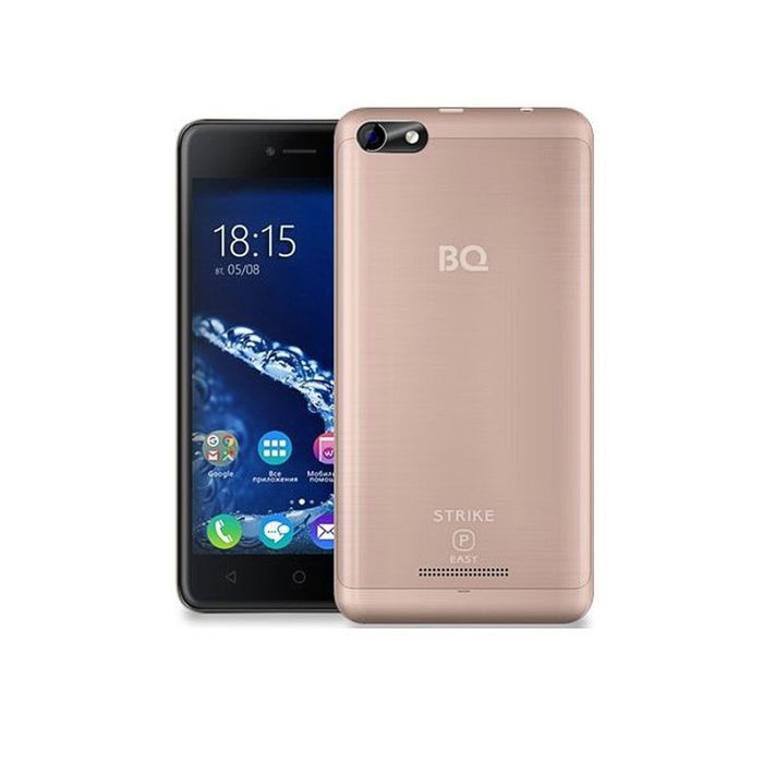 Смартфон BQ S-5058 Strike Power Easy RoseGold Brushed , 2 sim, 5,0&quot; IPS, 854*480