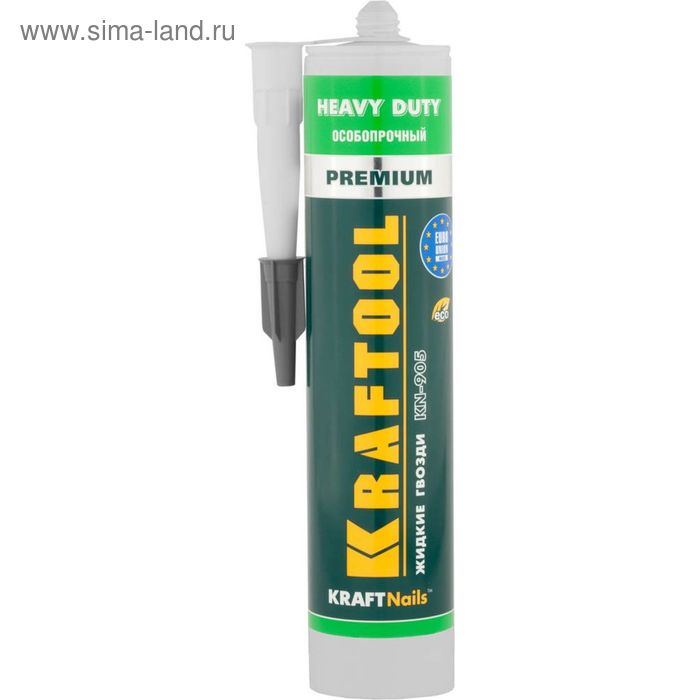 Клей KRAFTOOL KraftNails Premium KN-905, монтажный, особопрочный, без растворителей, 310мл