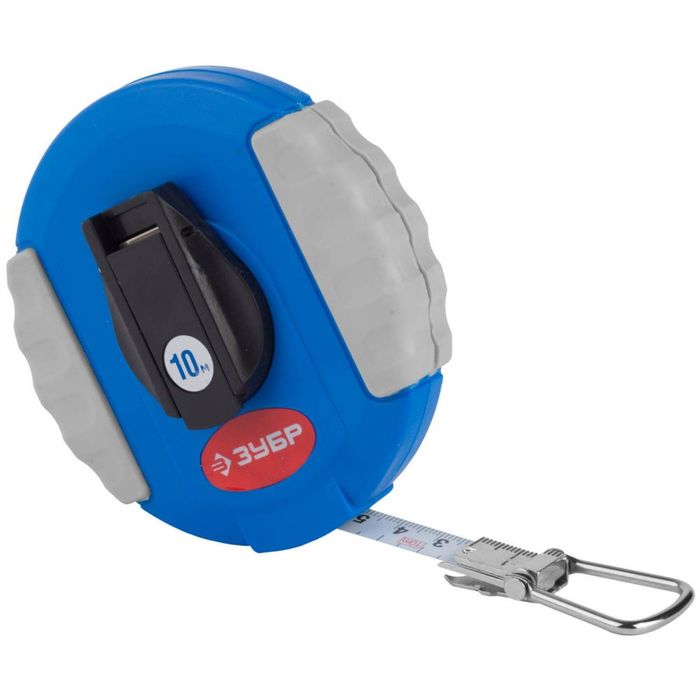 Мерная лента ЗУБР "ЭКСПЕРТ", стальное полотно с нейлоновым покрытием, 10м