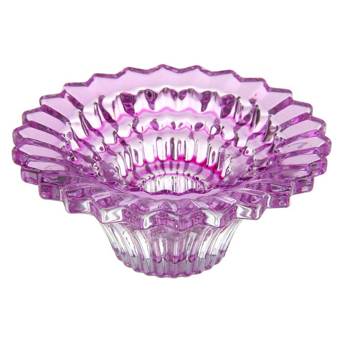 Подсвечник "Солнечные лучи", розовый, под разные свечи