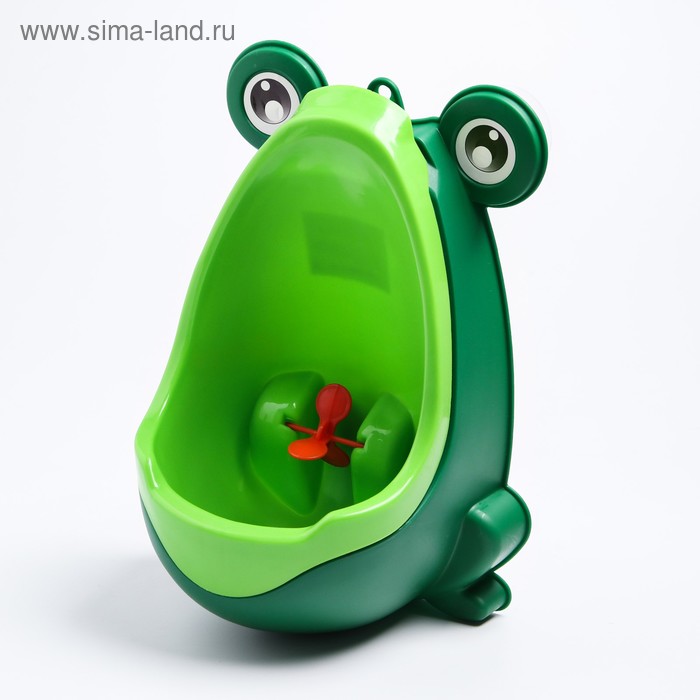 Писсуар детский «Лягушка», цвет зелёный